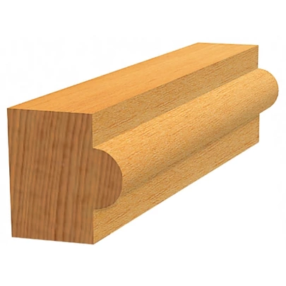 Fresa para molduras, 8 mm, R1 18,3 mm, D 20,6 mm, L 32 mm, G 63,5 mm