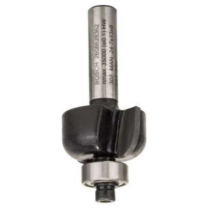 Fresa para molduras, 8 mm, R1 6 mm, D 24,7 mm, L 13 mm, G 53 mm