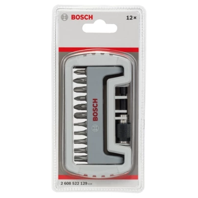 Set de puntas de atornillar con portabrocas PH/PZ/T, 11 unidades