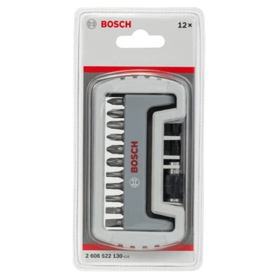 Set de puntas de atornillar con portabrocas PH/PZ/T/S, 11 unidades
