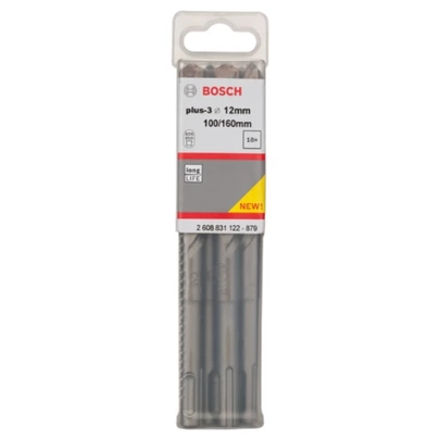 Brocas para martillos perforadores SDS plus-3 . 12 x 100 x 160 mm