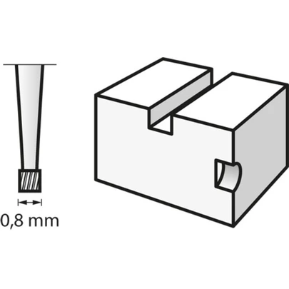 Fresa para grabar 0,8 mm