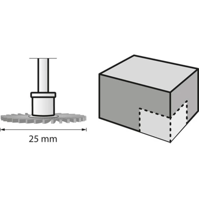 DREMEL® EZ SpeedClic: cepillo abrasivo para detalles, grano 120