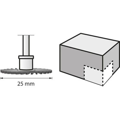 DREMEL® EZ SpeedClic: cepillo abrasivo para detalles, grano 220