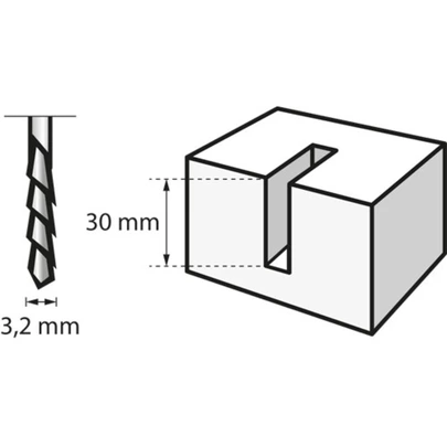 Broca de corte espiral multiusos