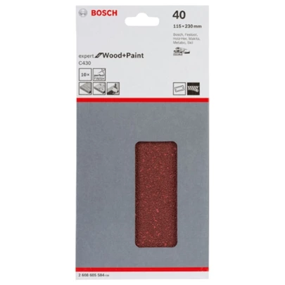 Hoja de lija C430, paquete de 10 uds.