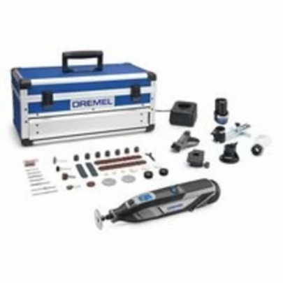 Multiherramienta con batería DREMEL 8240 5/65 (batería de 12 V y 2 Ah), 65 accesorios, 5 complementos