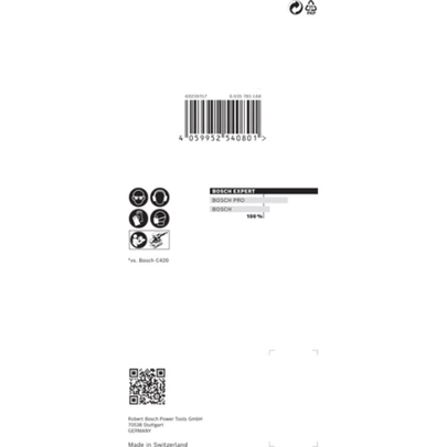 Malla de lija EXPERT M480 para lijadoras orbitales de 80 x 133 mm, G 400, 10 unidades