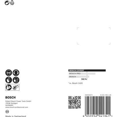 Papel de lija EXPERT C470 con 8 orificios para lijadoras excéntricas de 115 mm, G 80, 5 unidades
