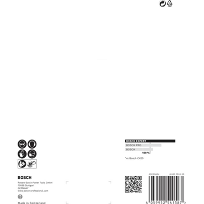 Papel de lija EXPERT C470 con 8 orificios para lijadoras excéntricas de 125 mm, G 400, 5 unidades