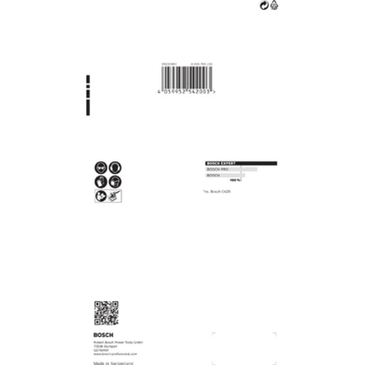 Papel de lija EXPERT C470 con 14 orificios para lijadoras orbitales 115 x 230 mm, G 80 10 unidades