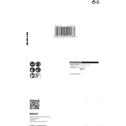 Papel de lija EXPERT C470 con 7 orificios para multilijadoras de 100 x 150 mm, G 60 10 unidades