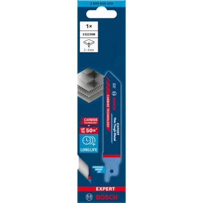 Hoja de sierra sable EXPERT 'Thin Tough Metal' S 522 EHM, 1 unidad