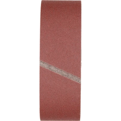 Juego de 9 bandas lijadoras, 75 x 533 mm, grano 60, 80, 100