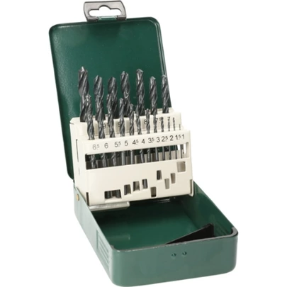 Set con 19 brocas HSS-R para metal