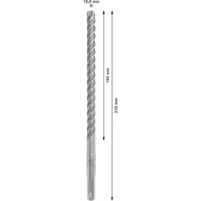 Broca para martillo PRO SDS plus-5X, 10 x 150 x 210 mm