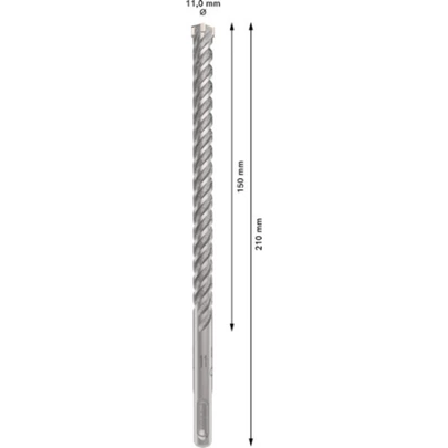 Broca para martillo PRO SDS plus-5X, 11 x 150 x 210 mm