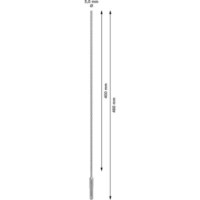 Broca para martillo PRO SDS plus-5X, 5 x 400 x 460 mm