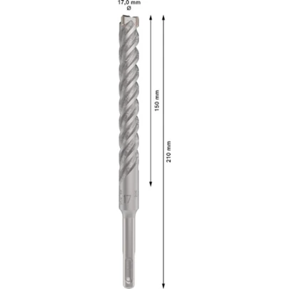 Broca para martillo PRO SDS plus-5X, 17 x 150 x 210 mm