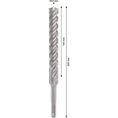 Broca para martillo PRO SDS plus-5X, 18 x 150 x 200 mm