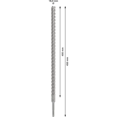 Broca para martillo PRO SDS plus-5X, 18 x 400 x 450 mm