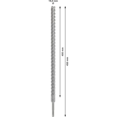 Broca para martillo PRO SDS plus-5X, 19 x 400 x 450 mm