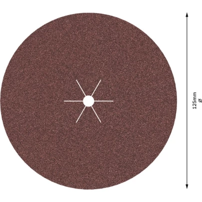 Hoja de lija PRO F460, G40, G60, G80, G120, G180, 125 mm, 10 unidades