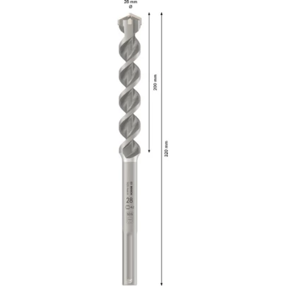 Broca para martillo PRO SDS max-4, 28 x 200 x 320 mm