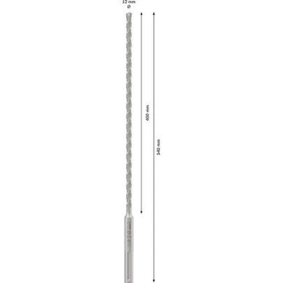 Broca para martillo PRO SDS max-4, 12 x 400 x 540 mm