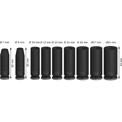 PRO Impact Socket Set, 3/8