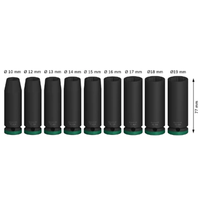 PRO Impact Socket Set, 1/2