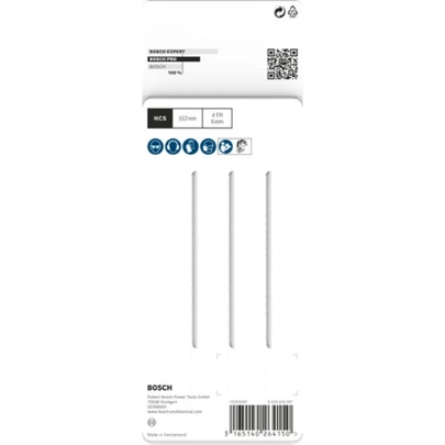 Hoja de sierra de calar PRO Wood precise T344DP 152 mm, 3 uds.
