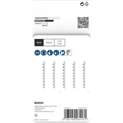 Hoja de sierra de calar PRO Wood precise T144DP 100 mm, 5 uds.