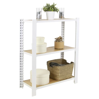 Officlick 3/300 wood 800 blanco/roble nodi 1000x800x300