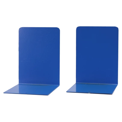 Sujetalibros 2und metálico 160x120x120 azul 160x120x120