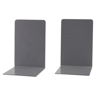 Sujetalibros 2und metálico 160x120x120 gris 160x120x120