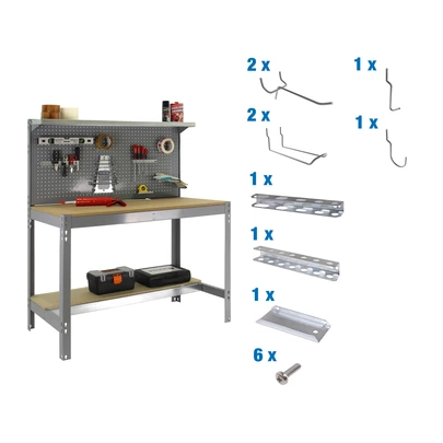 Pack simonwork bt3 1500 gris/mad+ 9accs 1445x1510x610