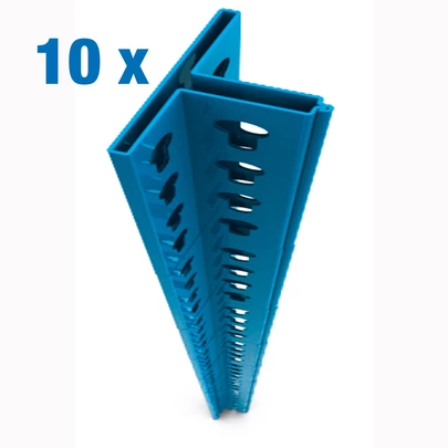Pack 10 perfil officlick 1000 azul 1000x62x31