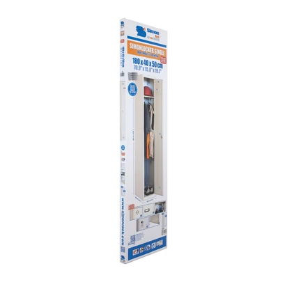 Simonlocker diy single 1/1 400 initial gris 1800x400x500