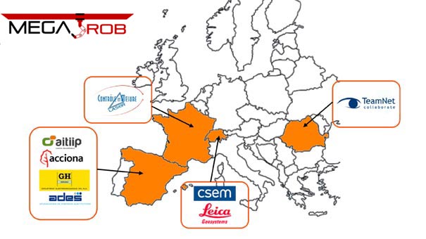 empresas socias en el desarrollo de MegarRob, robótica industrial